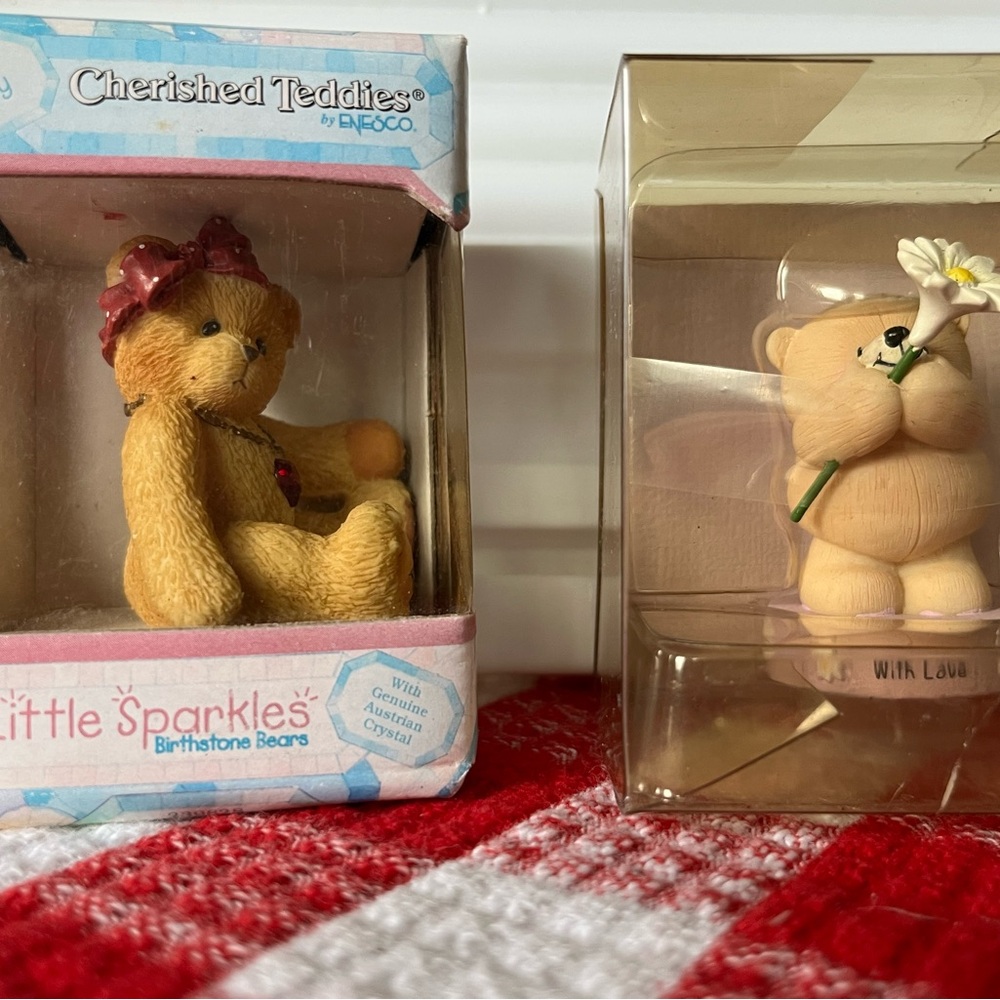 Cherished Teddies Little Sparkles and Forever Friends Teddy Bear 1990s
